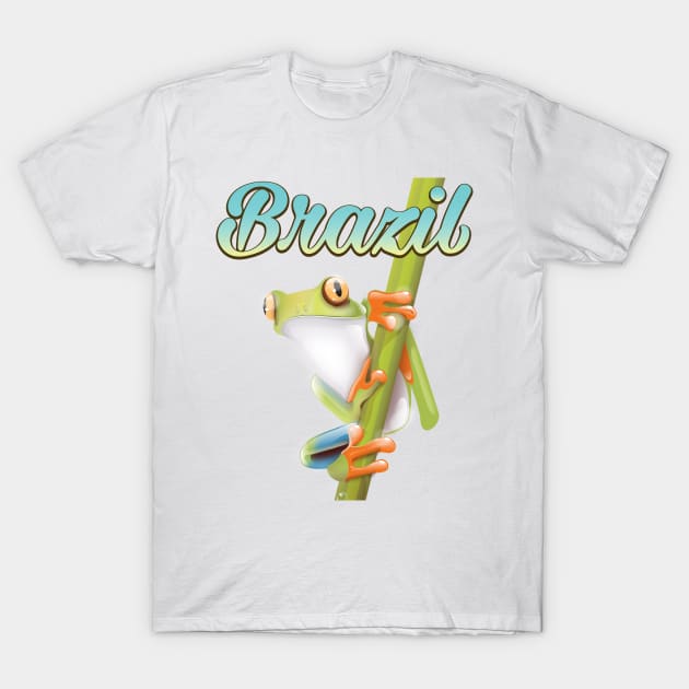 Brazil Tree Frog T-Shirt by nickemporium1